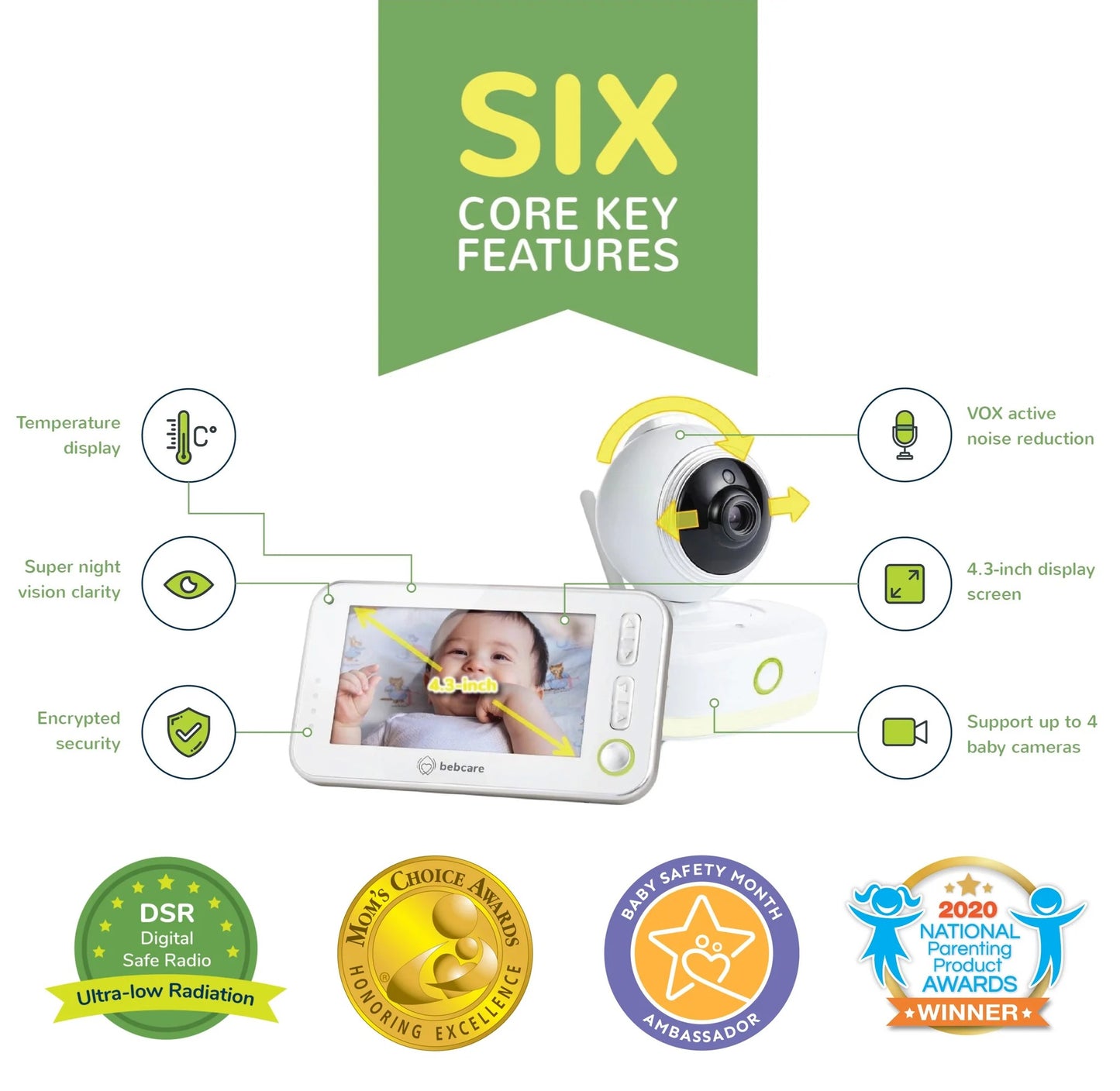 BEBCARE MOTION - SMART VIDEO BABY MONITOR(MY)