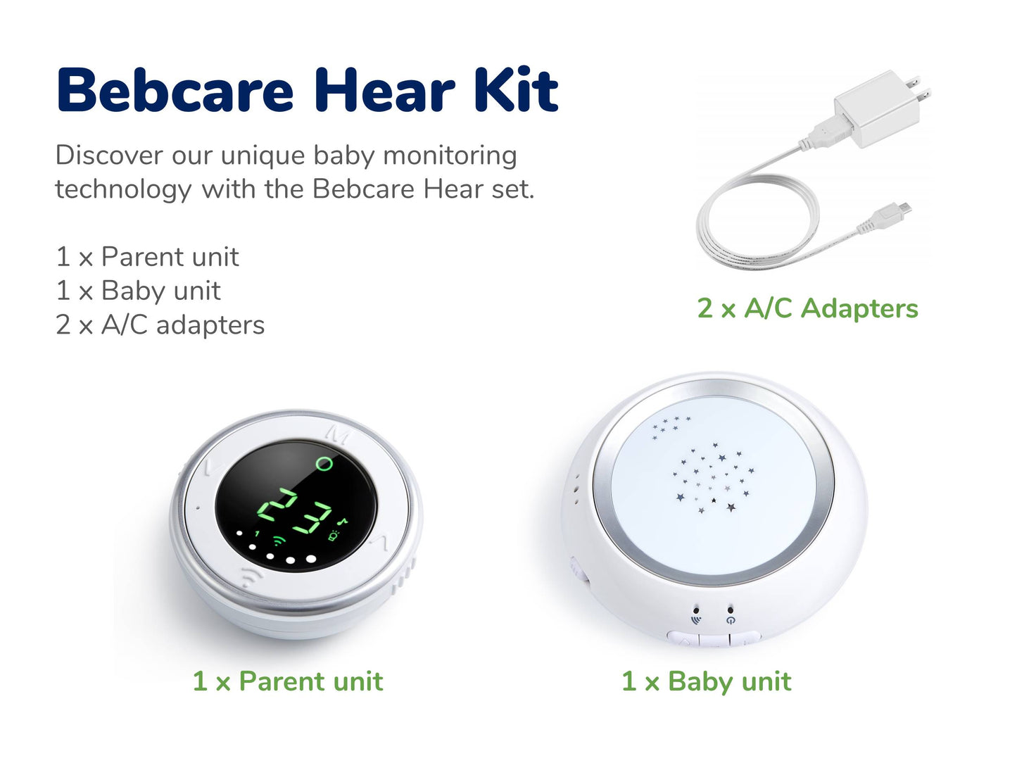 BEBCARE HEAR - DIGITAL AUDIO BABY MONITOR(MY)