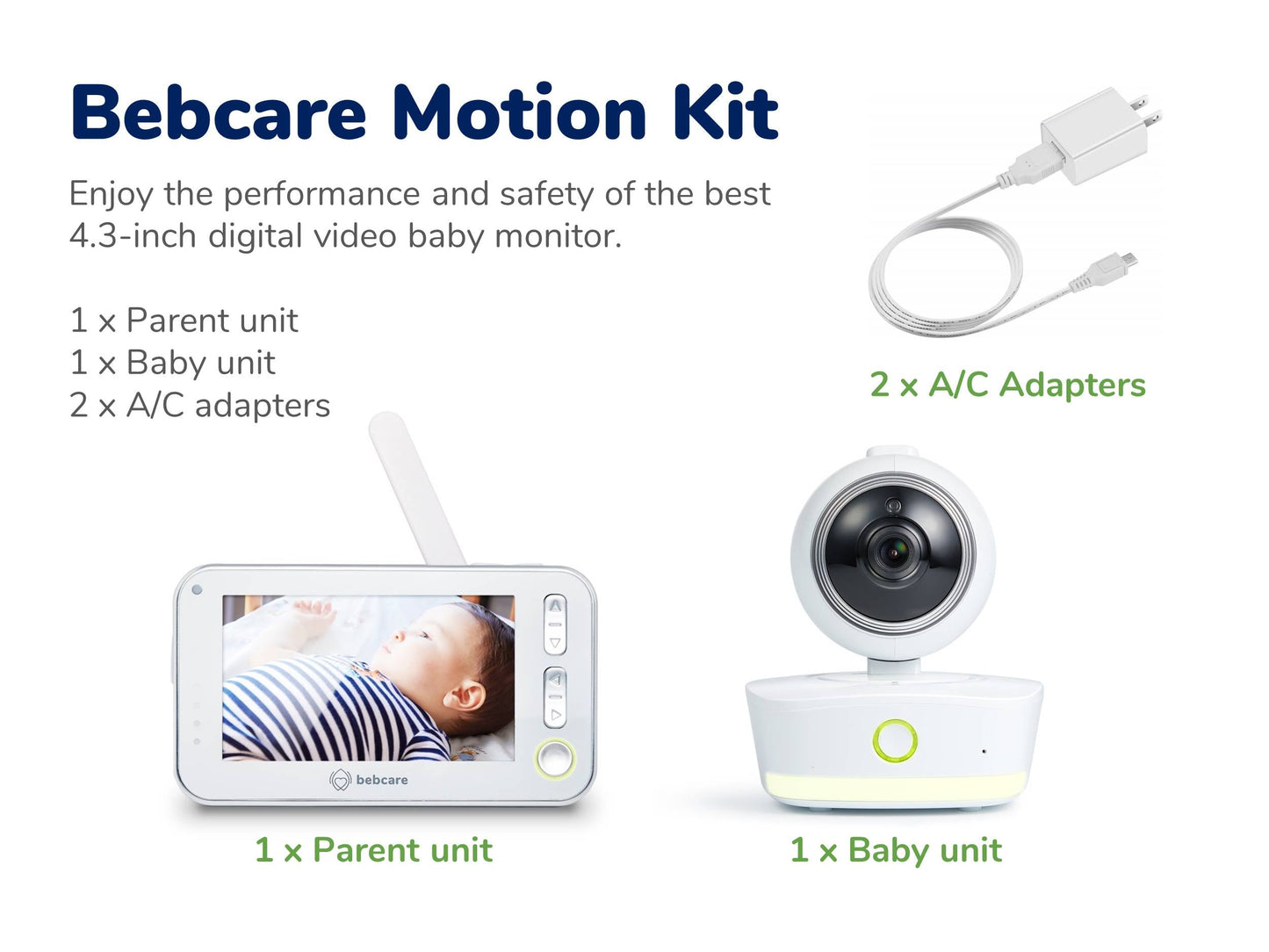 BEBCARE MOTION - SMART VIDEO BABY MONITOR(MY)