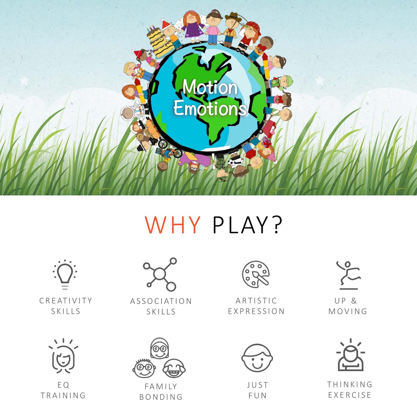 Metocha EQ development board game - Motion Emotions(MY)